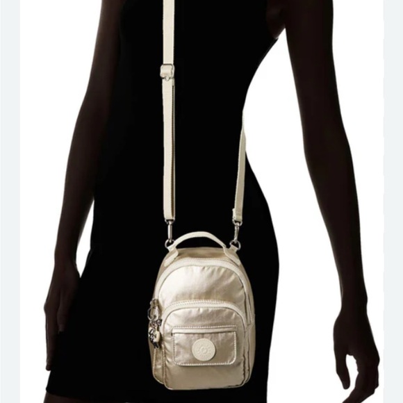 Green Kipling Alber 3-in-1 Convertible Mini Bag Backpack - Picture 2 of 10